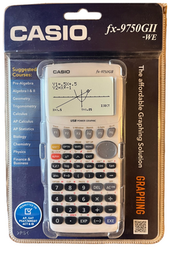 Casio FX-9750GII Graphing Calculator - White